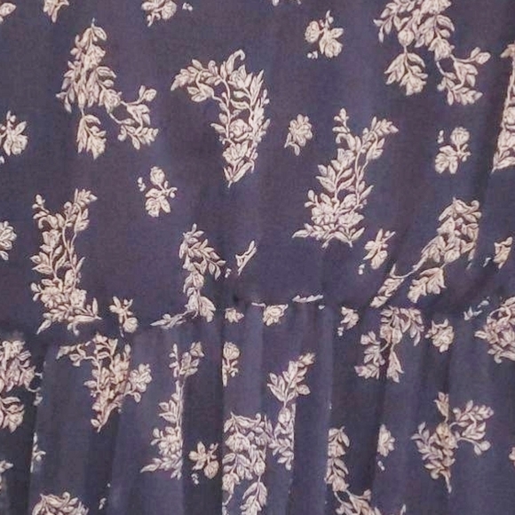 Xhilaration blue floral dress - Picture 3 of 4